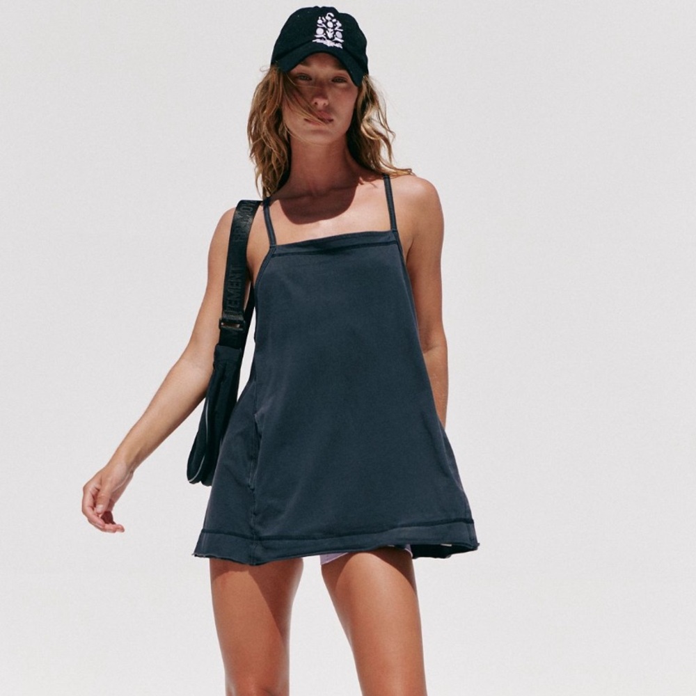 FP Movement by Free People Black square up Tank Top